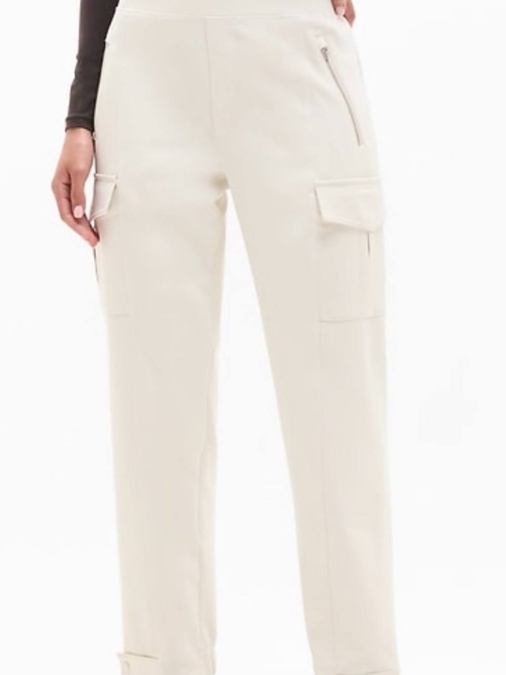 Athleta, Women’s Cream Cargo Jogger Pants,size 2